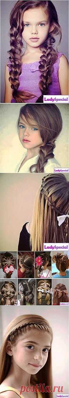 Детские прически для девочек на каждый день - Женский журнал LadySpecial.ru