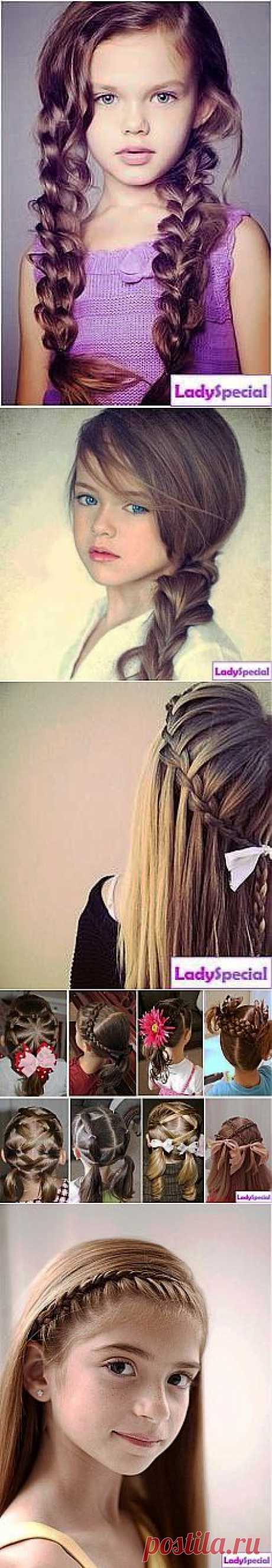 Детские прически для девочек на каждый день - Женский журнал LadySpecial.ru