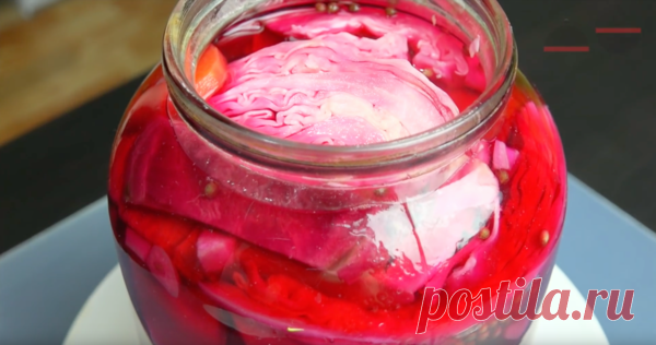 Маринованная капуста со свеклой | Вкусная минутка | Яндекс Дзен