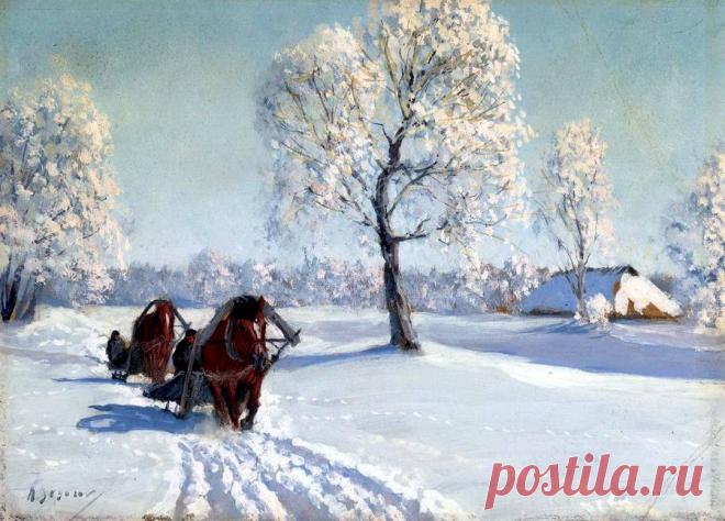 Зимний пейзаж Егорова Андрея