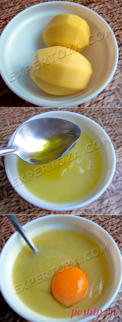 Картофельная маска для сухой кожи рук