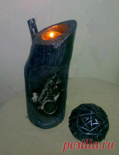 Подсвечник &quot; Саксофонист &quot;