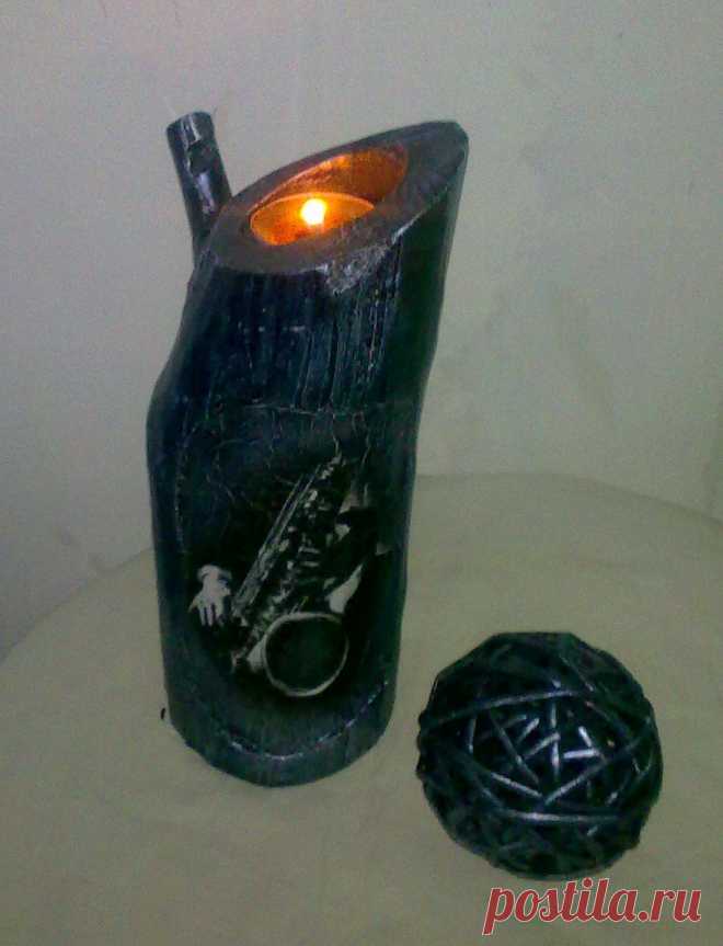 Подсвечник " Саксофонист "