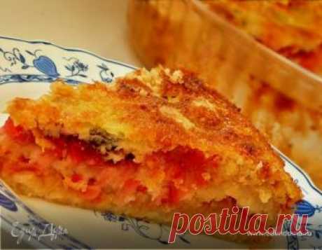 Насыпной пирог С ЯБЪЛКИ И СИНИ СЛИВИ