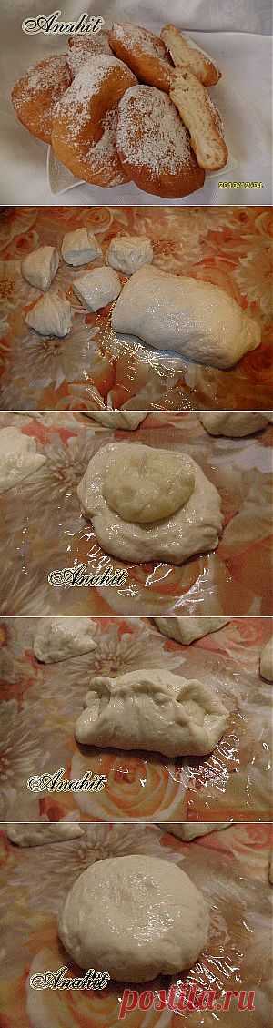 Ереванские пончики(с заварным кремом)..