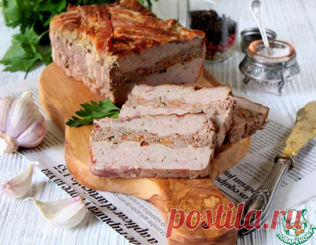 Вкуснейший домашний террин из индейки с куриными сердечками!