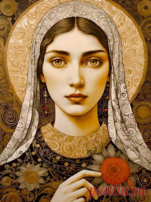 В золотом сиянии... Художник Арли Бишера