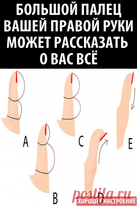 Большой палец вашей правой руки может рассказать о вас всё