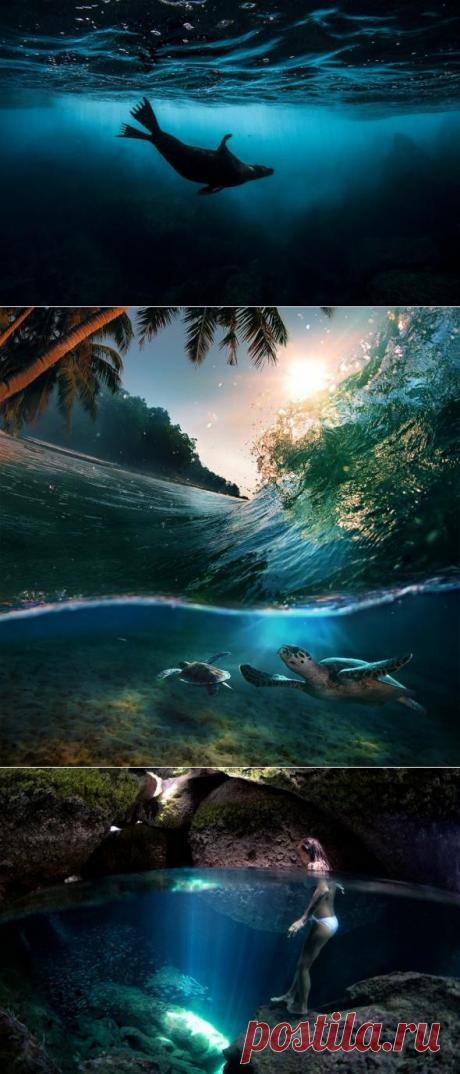 Без фотошопа. Мальдивы. Тропический остров. Черепахи, закатная волна.