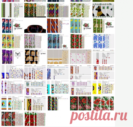 Схемы вязаных жгутов.