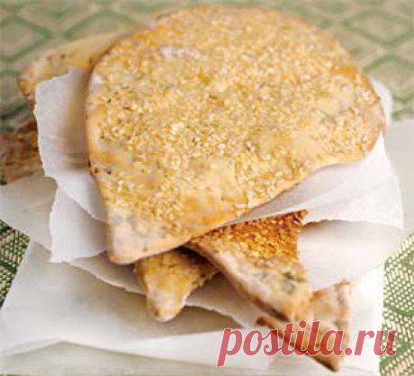 Лепешки с петрушкой и чесноком