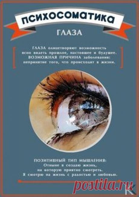 Психосоматика заболеваний объясняет многое, прочтите и Вы будете удивлены. Болезни глаз - страх видения будущего. Проблема по Солнцу - неуверенность в себе, отсутствие жажды жизни, четких целей.Головная боль - неполноценность. Проблема по Марсу: нехватка решимости, неверие в свои силы