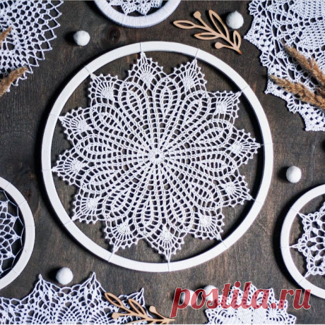 Соскучились по крючку? ТОП-24 красивых салфеточек со схемами. | DIY Hand-Made | Яндекс Дзен