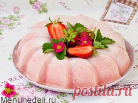 Клубнично-сливочное желе / Меню недели