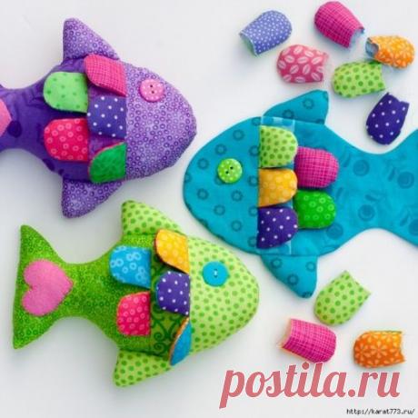 Как сшить красивую рыбу