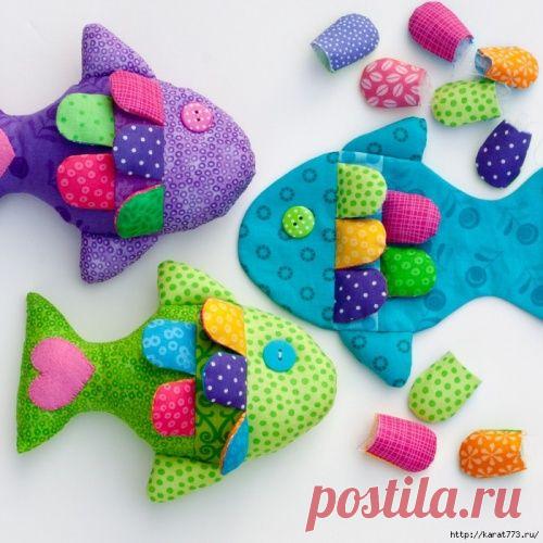 Как сшить красивую рыбу