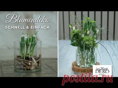 How to: ausgefallene Blumendeko für den Frühling schnell &amp; einfach | Deko Kitchen