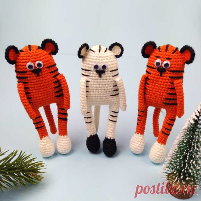 PDF Тигр крючком. FREE crochet pattern; Аmigurumi animal patterns. Амигуруми схемы и описания на русском. Вязаные игрушки и поделки своими руками #amimore - тигр, маленький тигрёнок к Новому году, тигрята, котик, кот, кошечка, кошка, котенок.