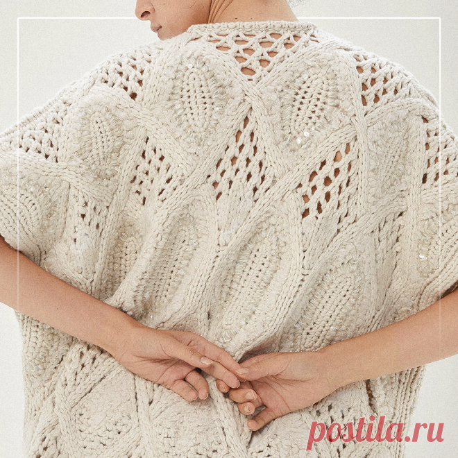 5 актуальных теплых кардиганов от Брунелло Кучинелли. Схемы и описания техник вязания | Вязунчик — вяжем вместе | Дзен