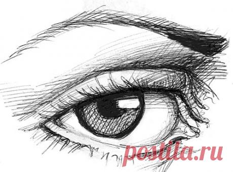 Рисуем глаза уроки рисования карандашом