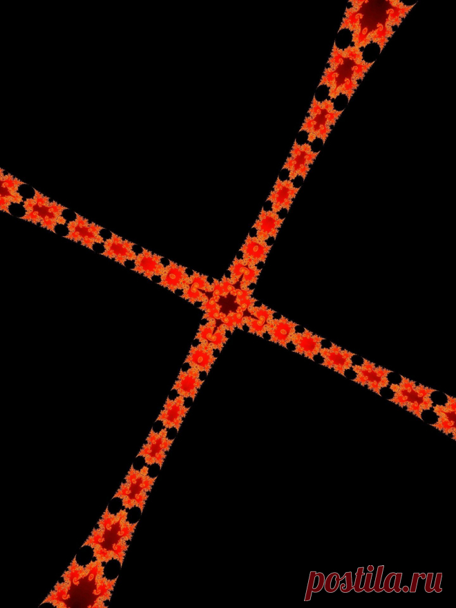 Red Fractal Cross  Free Stock Photo HD - Public Domain Pictures