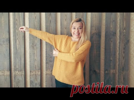 Джемпер "Карри" спицами. МК. 3-я часть.
