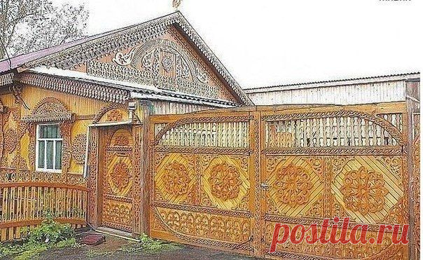 Сказочный терем руками российского пенсионера