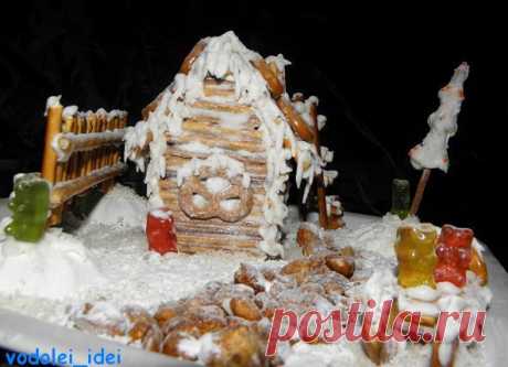 Рождественский домик без выпечки - какая прелесть! » Женский Мир