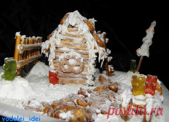 Рождественский домик без выпечки - какая прелесть! » Женский Мир