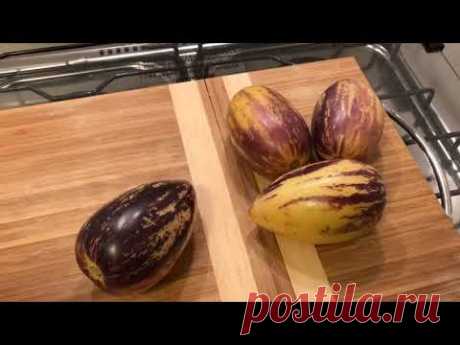 TC8 pepino fruit Фрукт пепино, дынная груша, сладкий огурец.