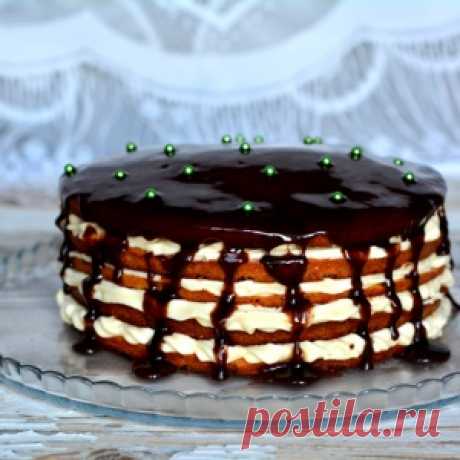 Хорошо застывающая шоколадная глазурь для торта из какао