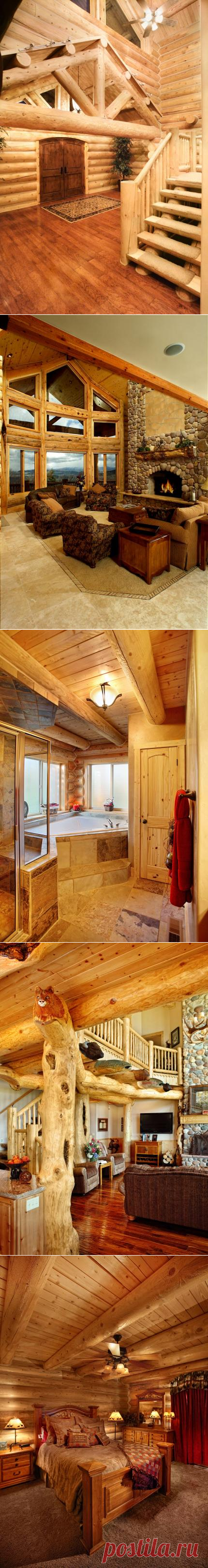 Log Home Interiors | Yellowstone Log Homes