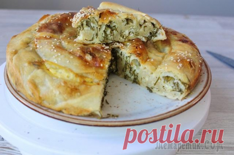 Вертута с сыром и зеленью