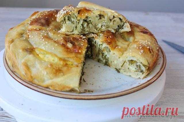 Вертута с сыром и зеленью