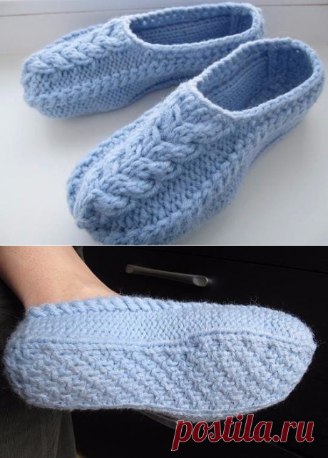 Как связать тапочки Kelly
