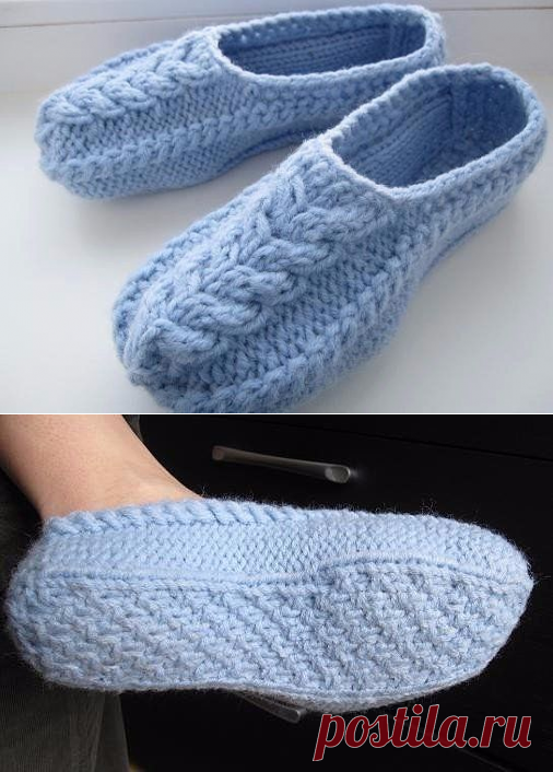 Как связать тапочки Kelly