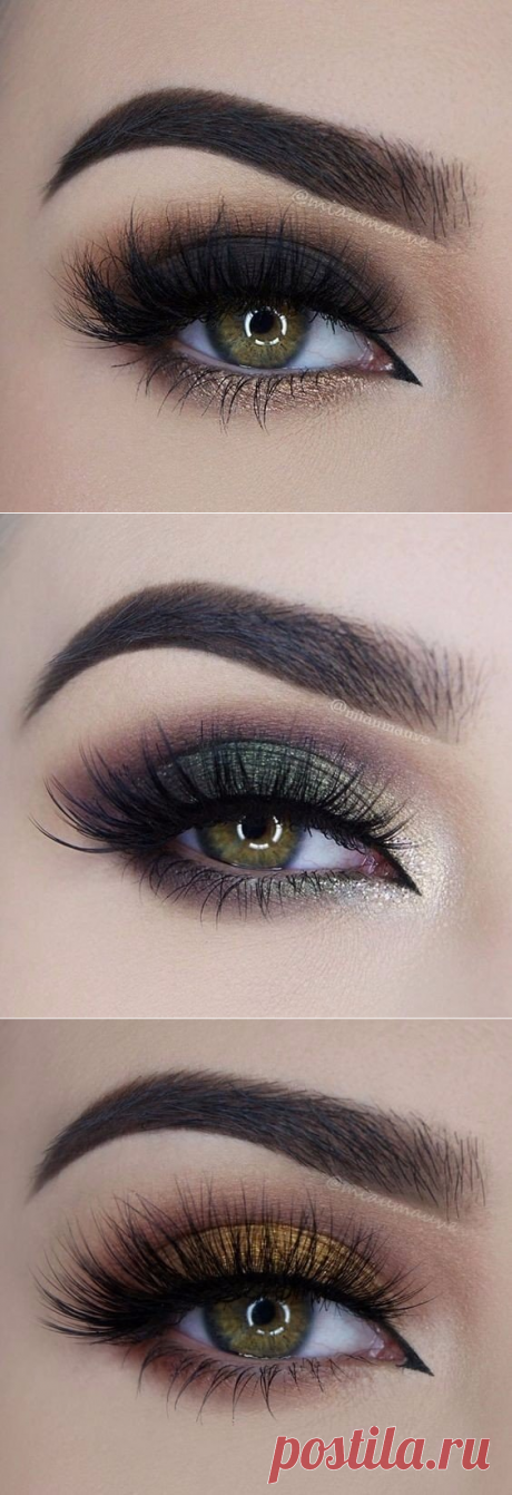 Красивые идеи вечернего макияжа глаз! — Модно / Nemodno