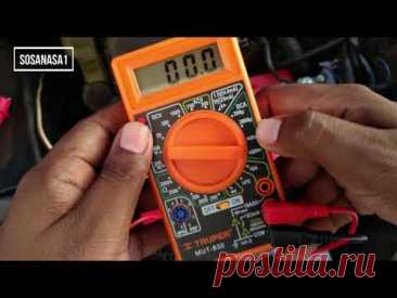 Como detectar si hay o no FUGA de CORRIENTE eléctrica en un VEHÍCULO usando un MULTIMETRO DIGITAL