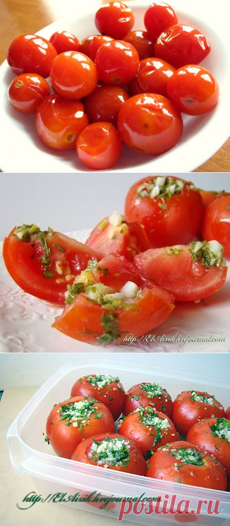Суточные помидоры! Ну очень быстро и очень вкусно! (2 рецепта) | ЖЕНСКИЙ МИР