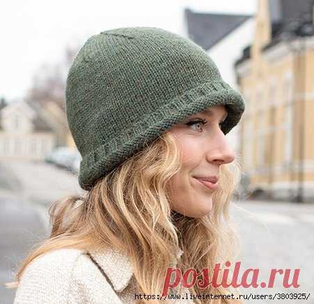 Шерстяная шляпка для тёплых зимних дней