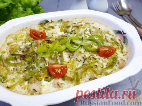 Рецепт: Рыбная запеканка со сливками на RussianFood.com