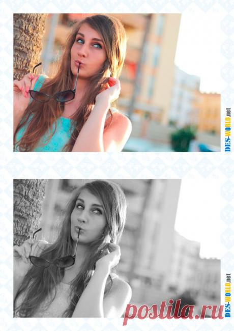 Как сделать сепию в Фотошопе