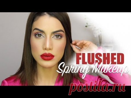 FLUSHED SPRING MAKEUP!