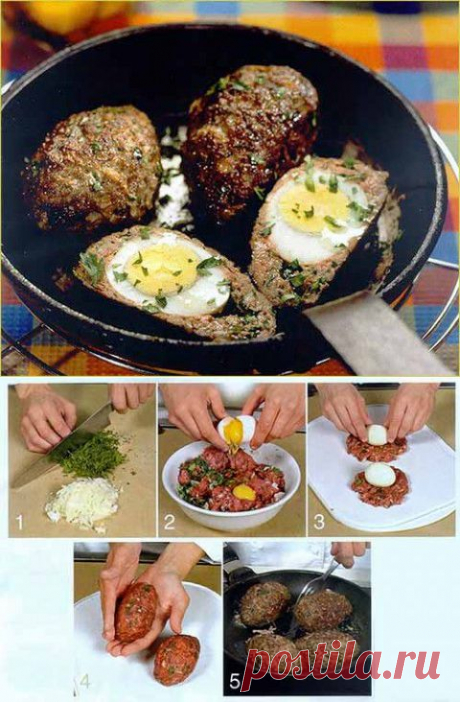 Яйца по-шотландски | Домашняя кулинария