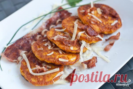 Оладьи из тыквы с сыром - пошаговый кулинарный рецепт с фото на Повар.ру