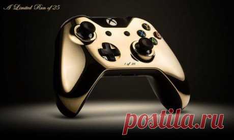 Золотые геймпады для Xbox One и PS4 / Интересное в IT