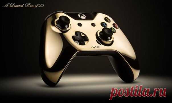 Золотые геймпады для Xbox One и PS4 / Интересное в IT
