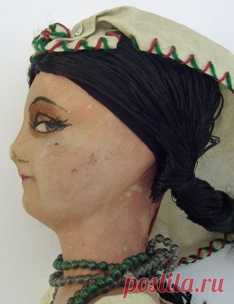 1920 Уникальный 21 "Ткань Boudoir сеньорита Кукла ручной Народная это от zeldagray на Руби-Лейн