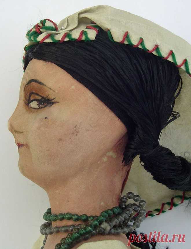 1920 Уникальный 21 "Ткань Boudoir сеньорита Кукла ручной Народная это от zeldagray на Руби-Лейн