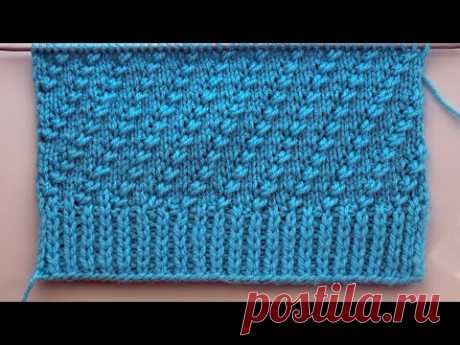 Knitting stitch pattern  / design for sweater / cardigan  / jacket  / frock